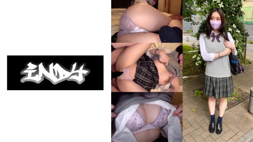 534CRT-014 22시간 착용 【개인 촬영】 옅은 보라색 메쉬 팬츠 짱_격레어_G컵 하프계 유니폼 미소녀