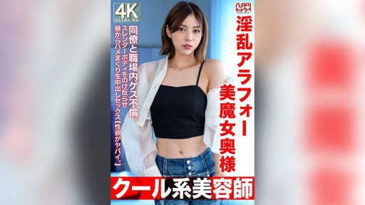 328HMDNV-762 淫乱アラフォー美魔女奥様42歳。同僚と職場内ゲス不倫。スレンダーボディをのけ反らせ昼からハメまくり生中出しセックス